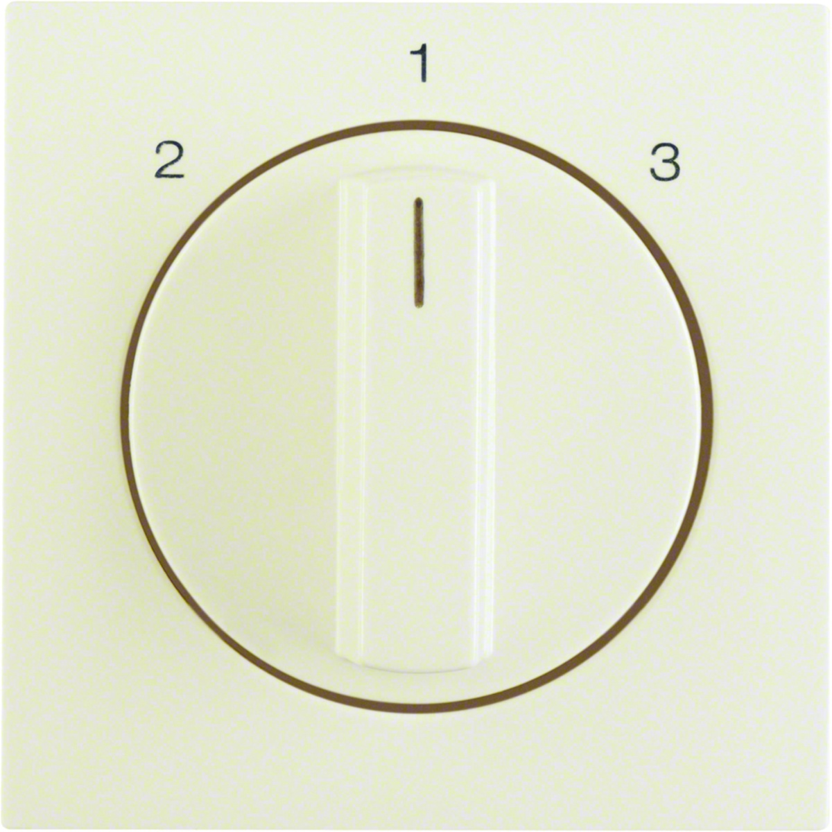 S.1B.x - botão rotativo 2-1-3, creme