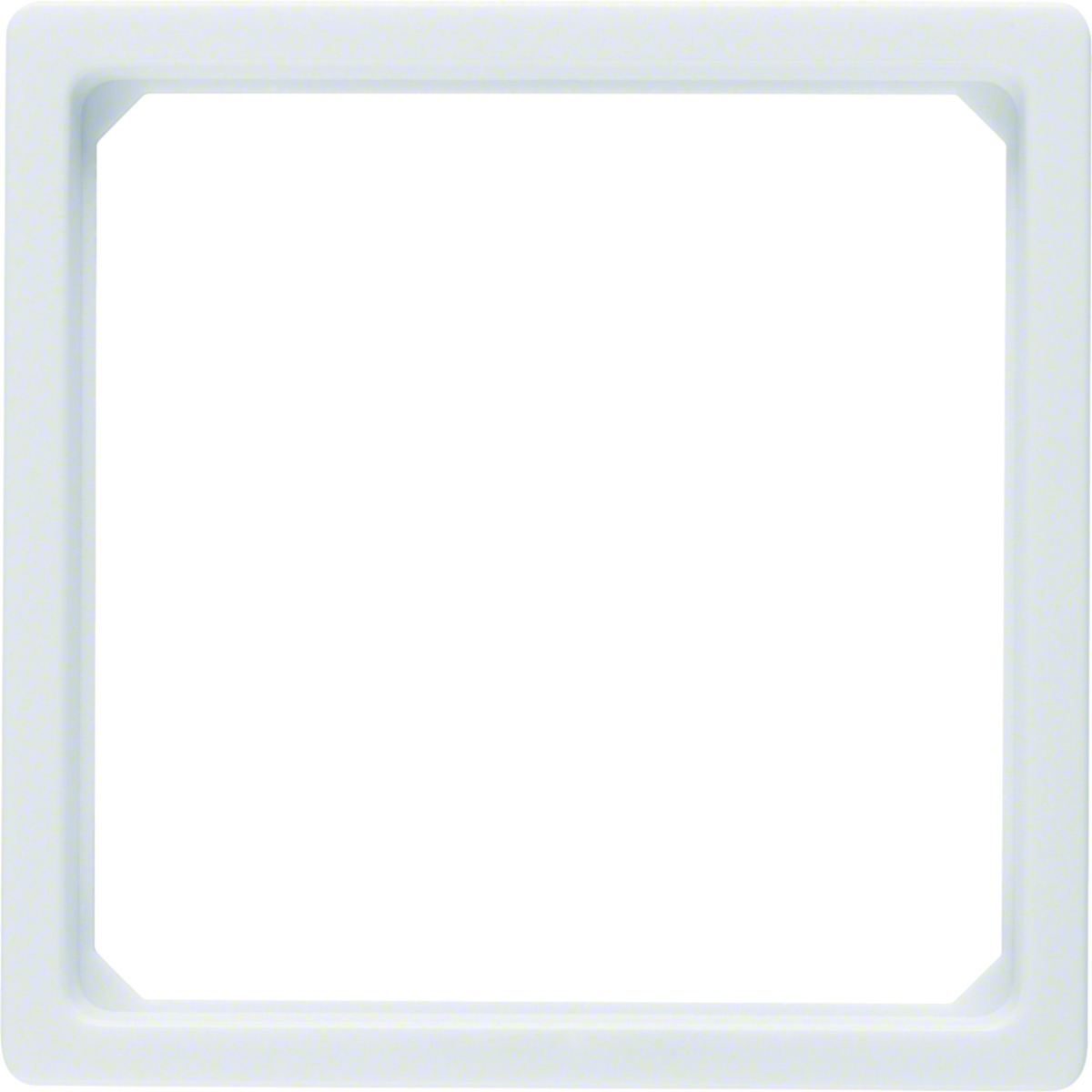 Q.x - aro adaptador 50x50mm, branco