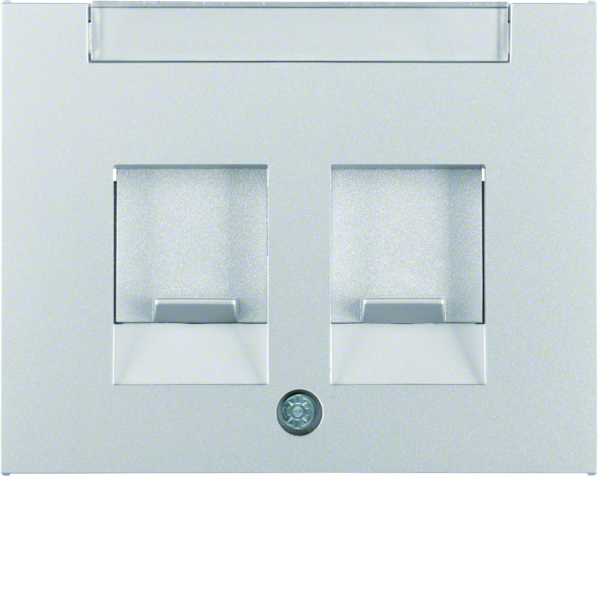 K.1K.5 - esp. duplo RJ p-etq., alum lac