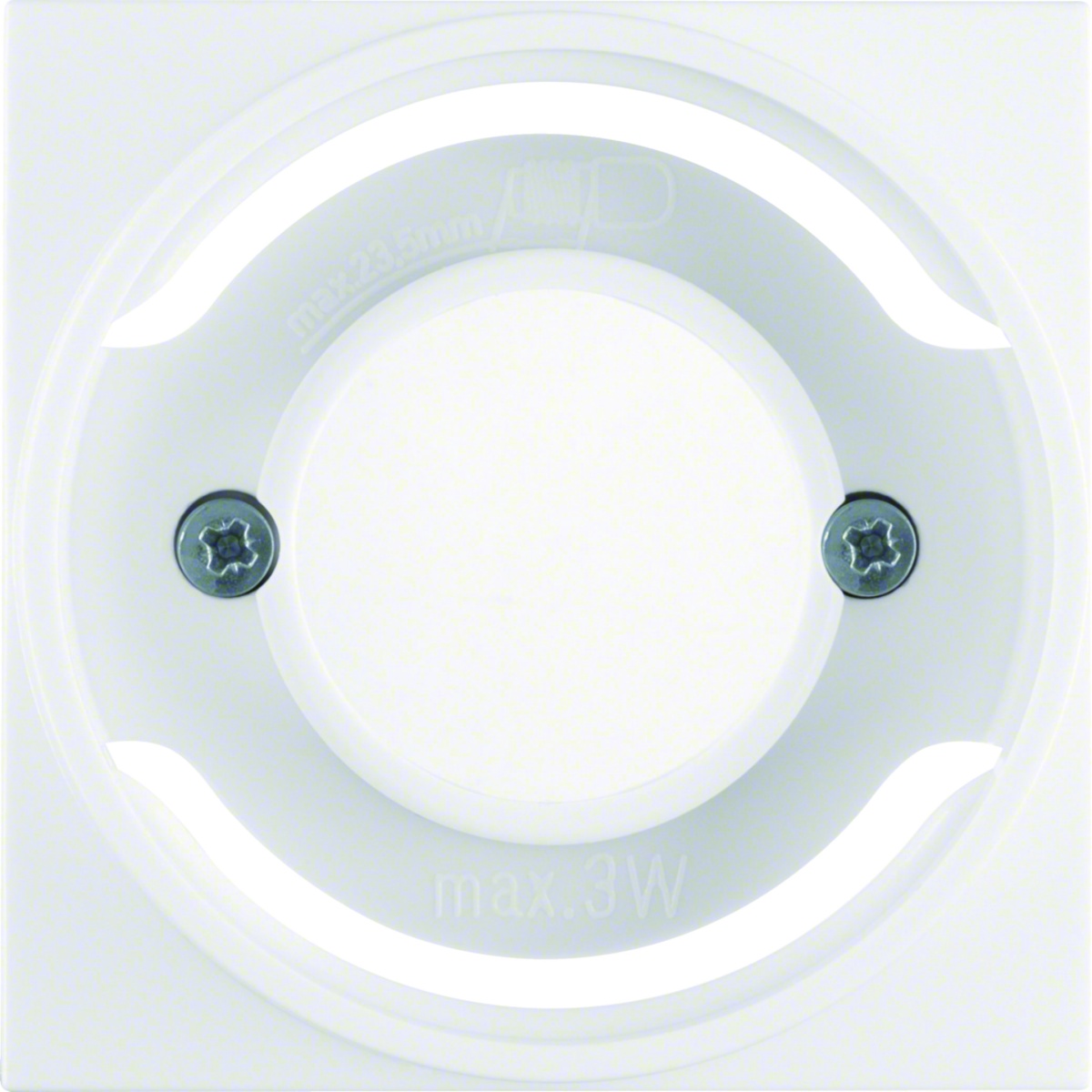 S.1B.x - espelho central pE14, branco