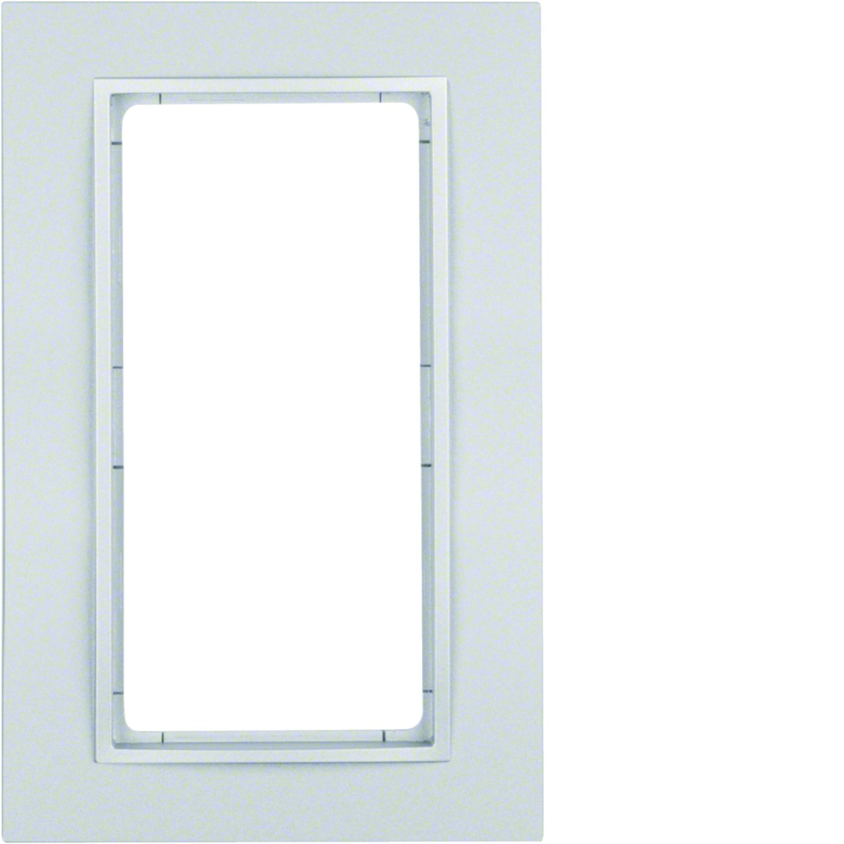 B.7 - quadro largo, alumínio mate