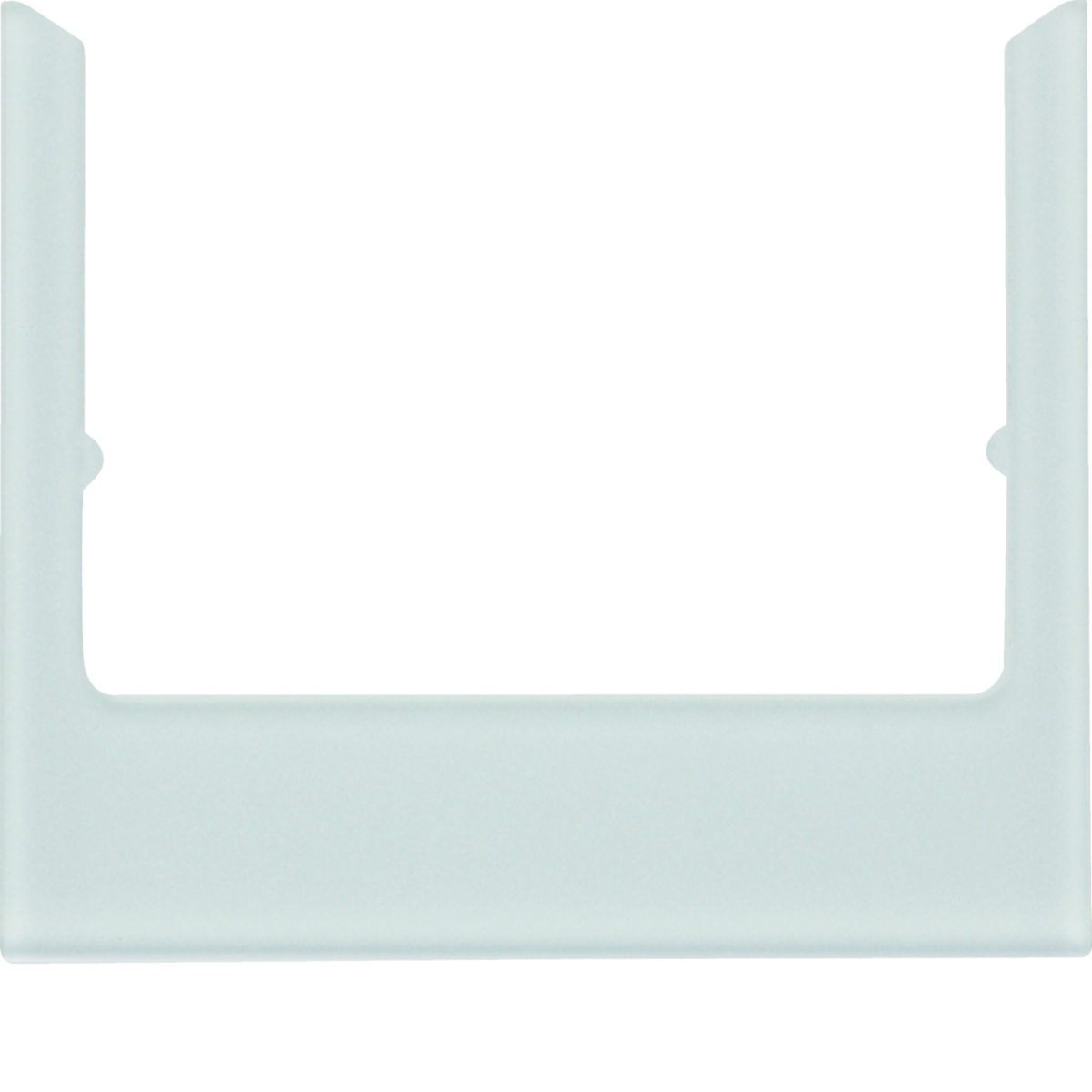 Tampa Touch Control, rect, vidro alu