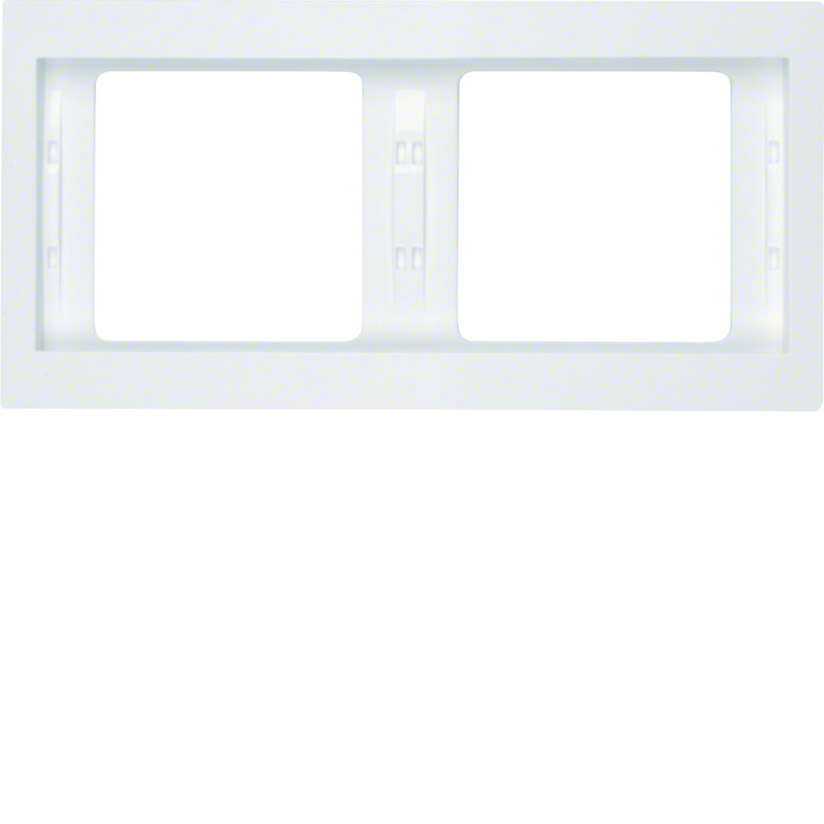 K.1 - quadro x2 horiz., branco