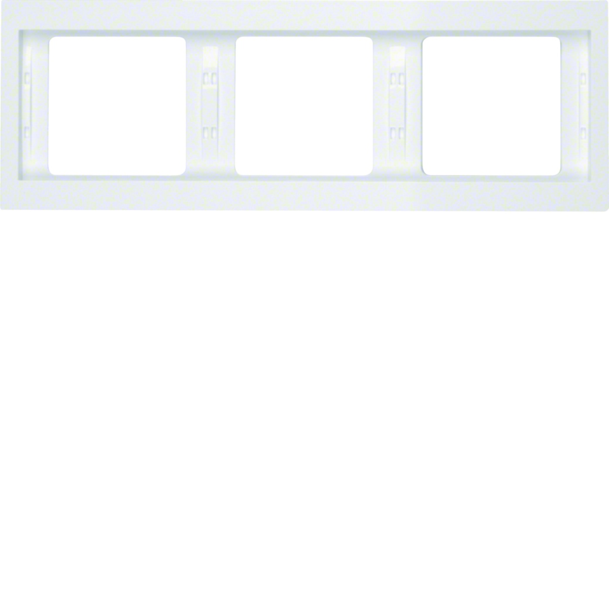 K.1 - quadro x3 horiz., branco