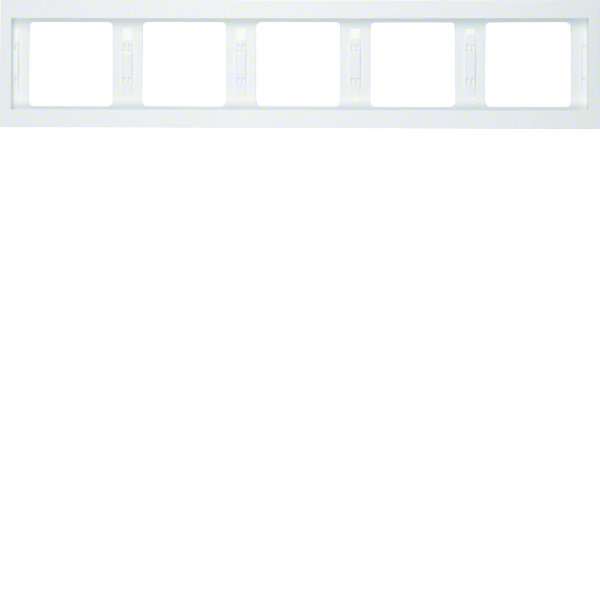 K.1 - quadro x5 horiz., branco