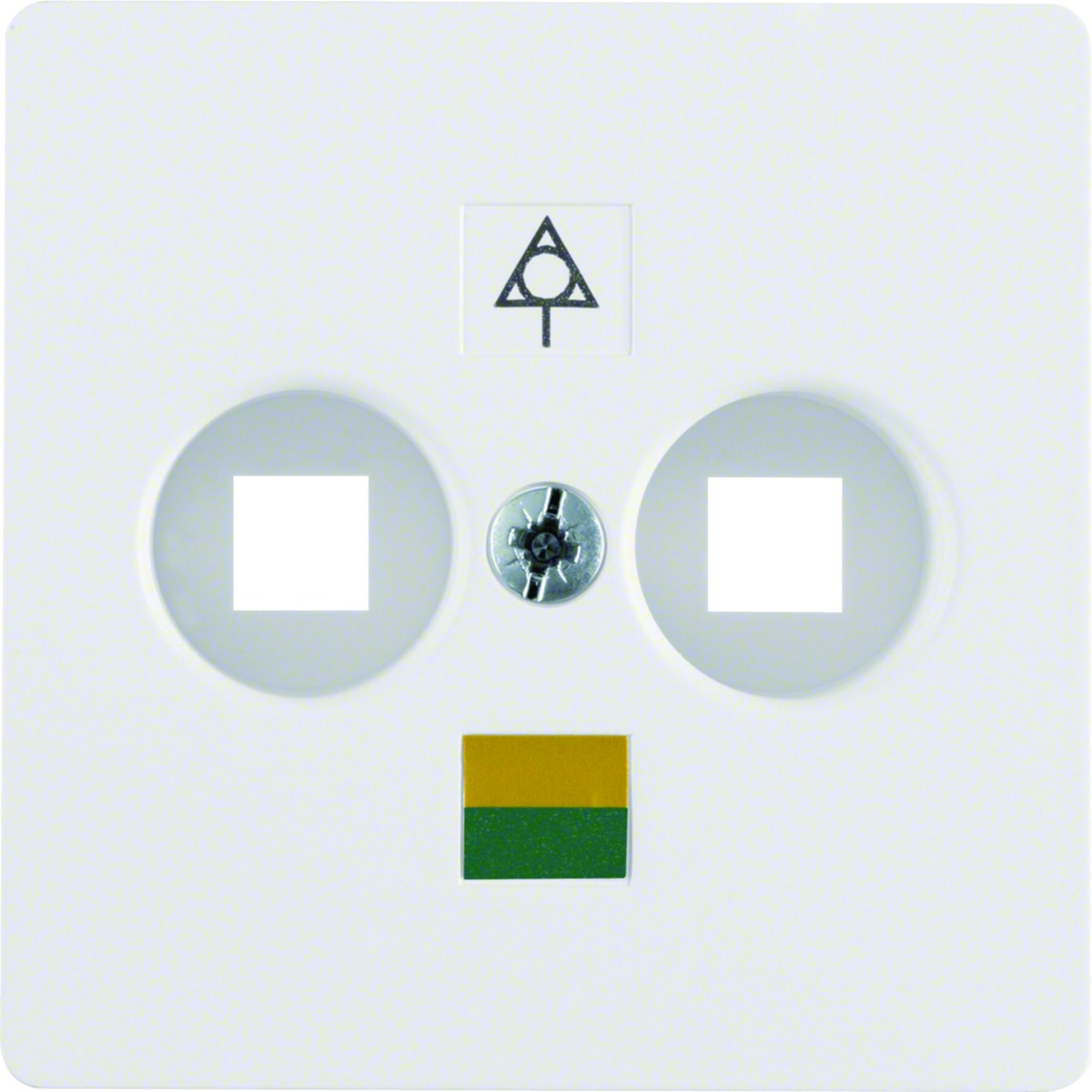 Centro p tom.equipot.dupla, branco mate