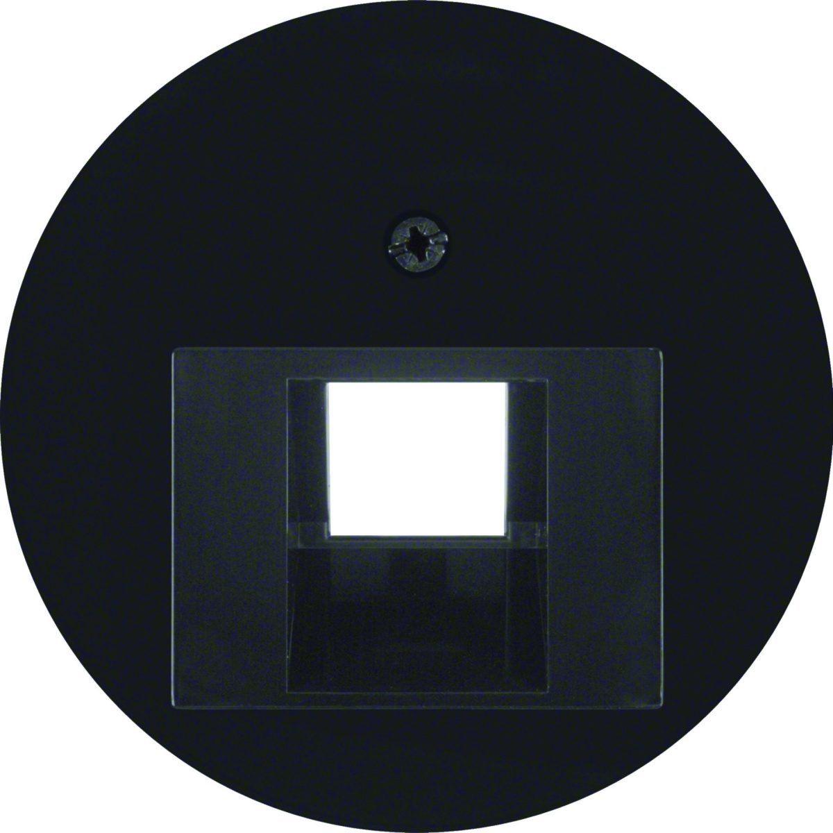 R.x - espelho RJ45 simples, preto