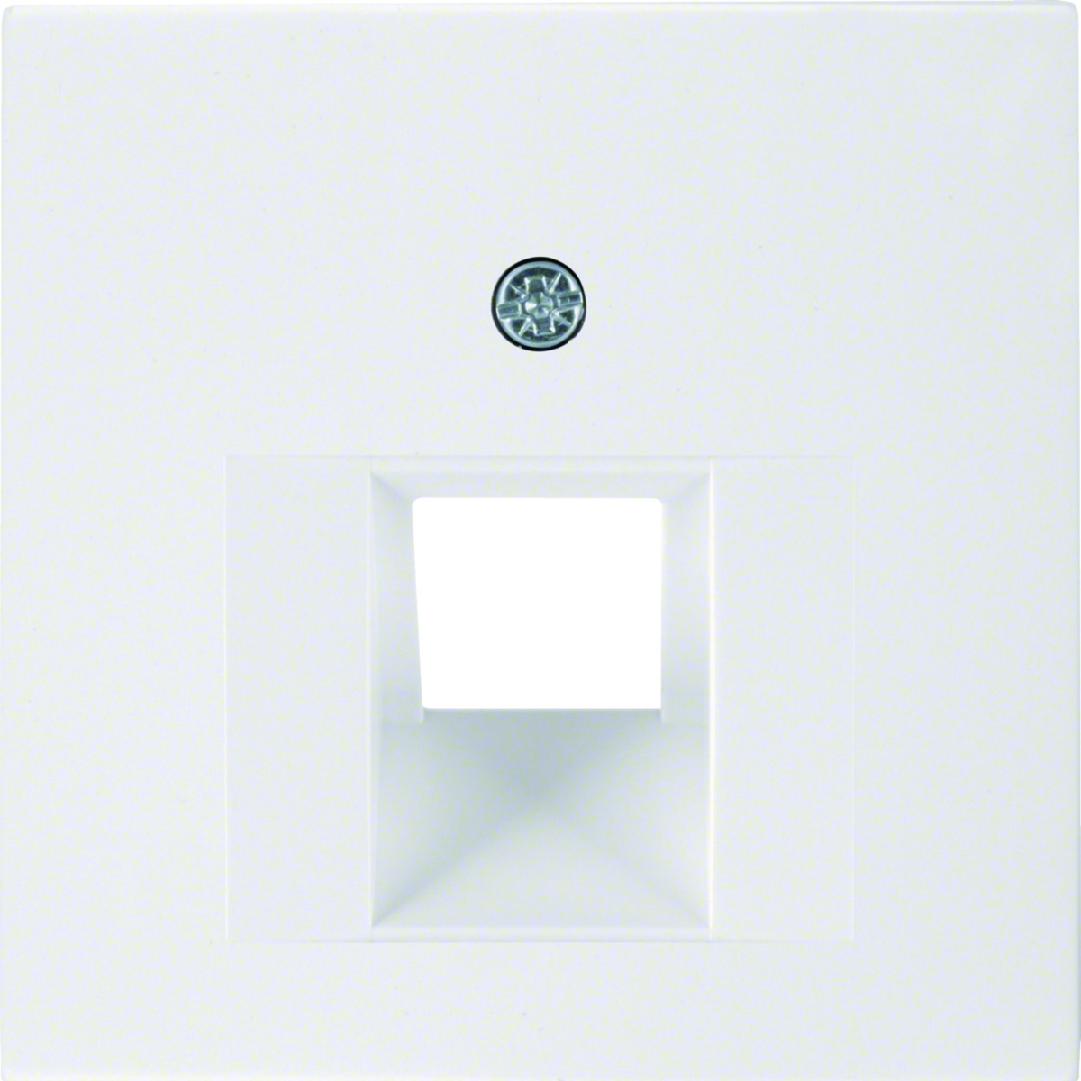 espelho central para tomada UAE S.1B.3B.7 branca polar, brilhante