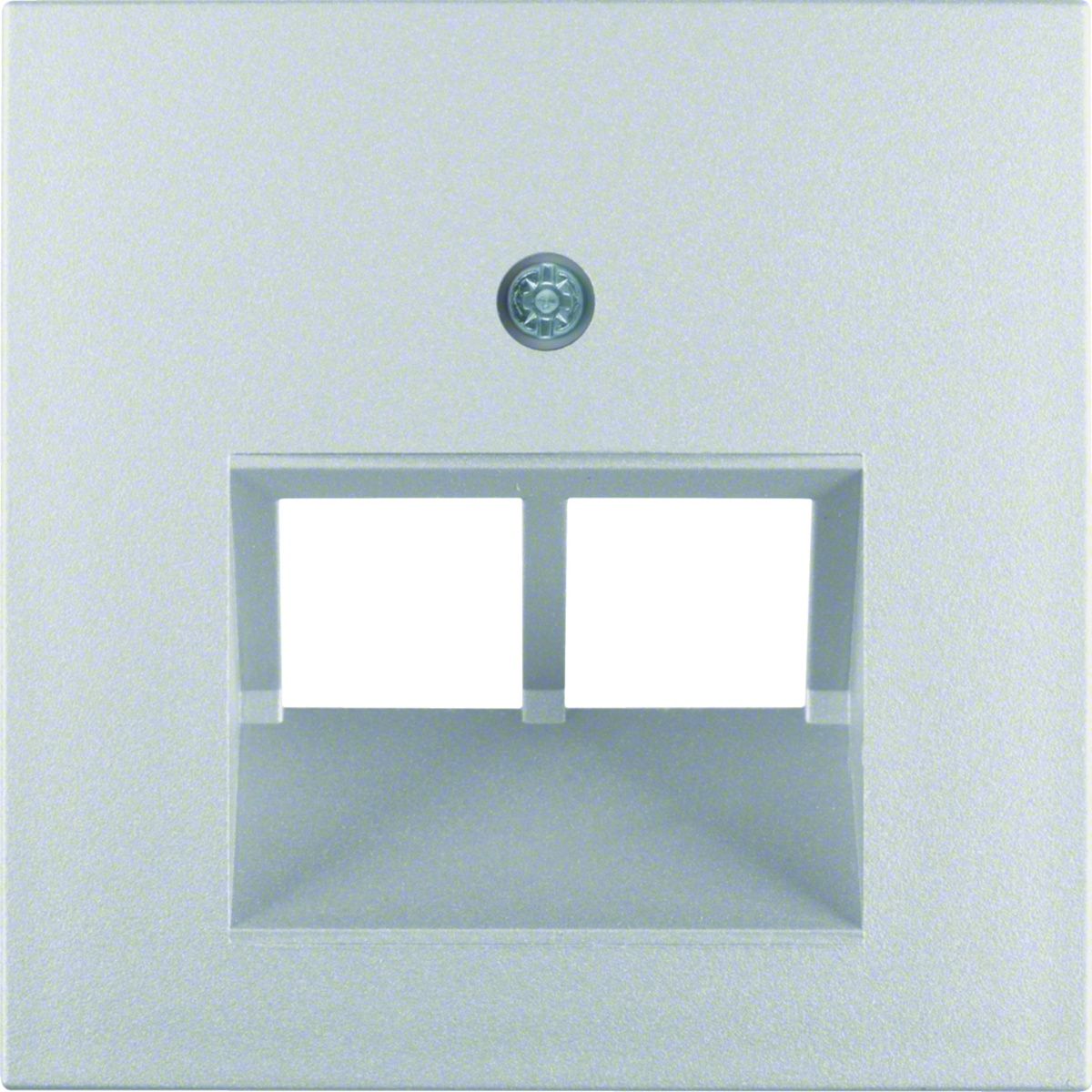 S.1B.x - espelho RJ45 duplo, alum mate