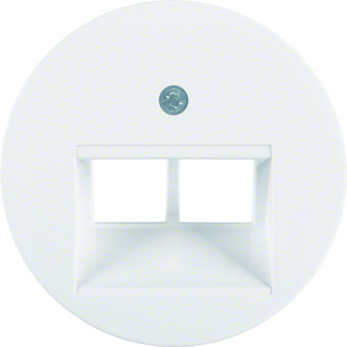 R.x - espelho RJ45 duplo, branco