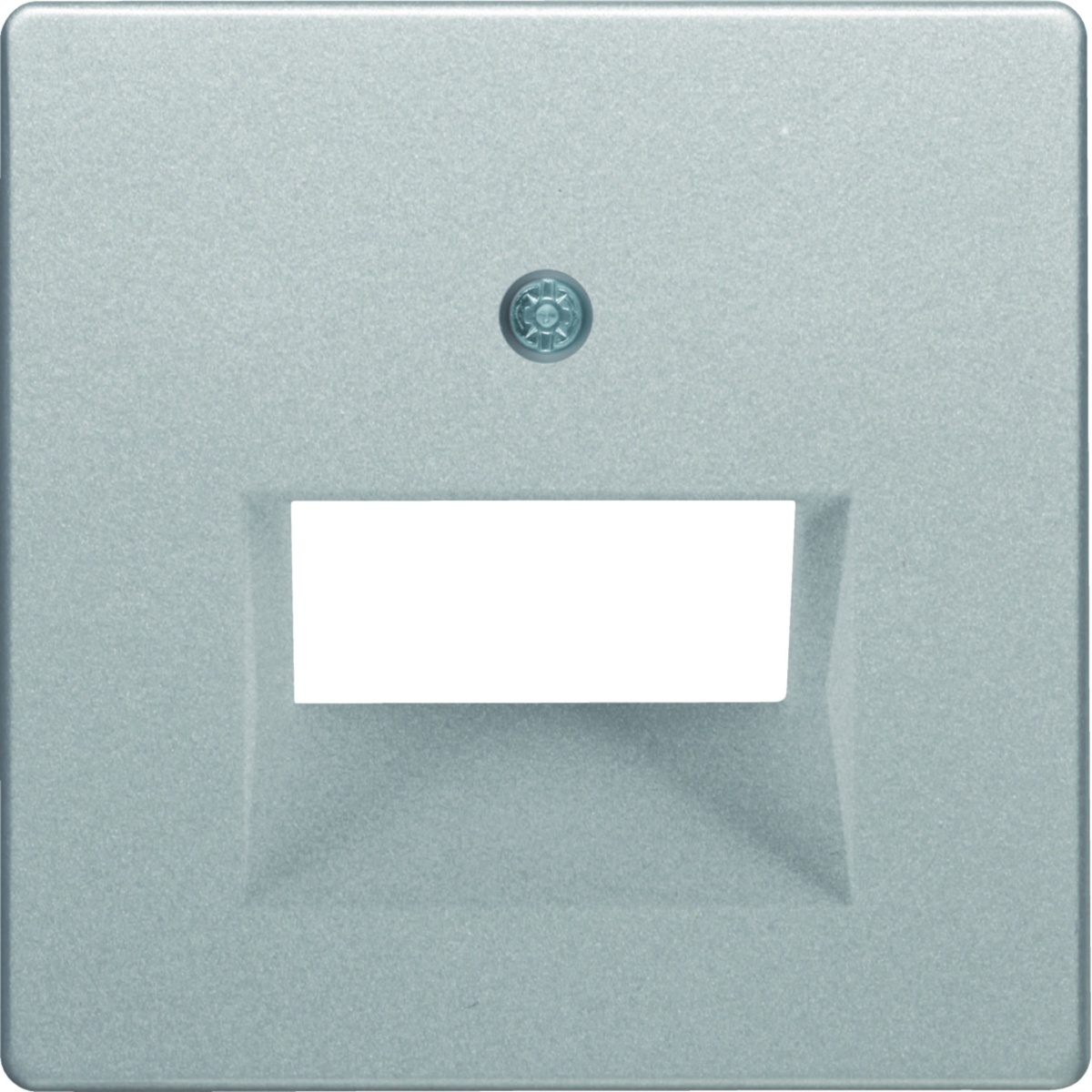 Q.x - espelho RJ45 duplo, alumínio