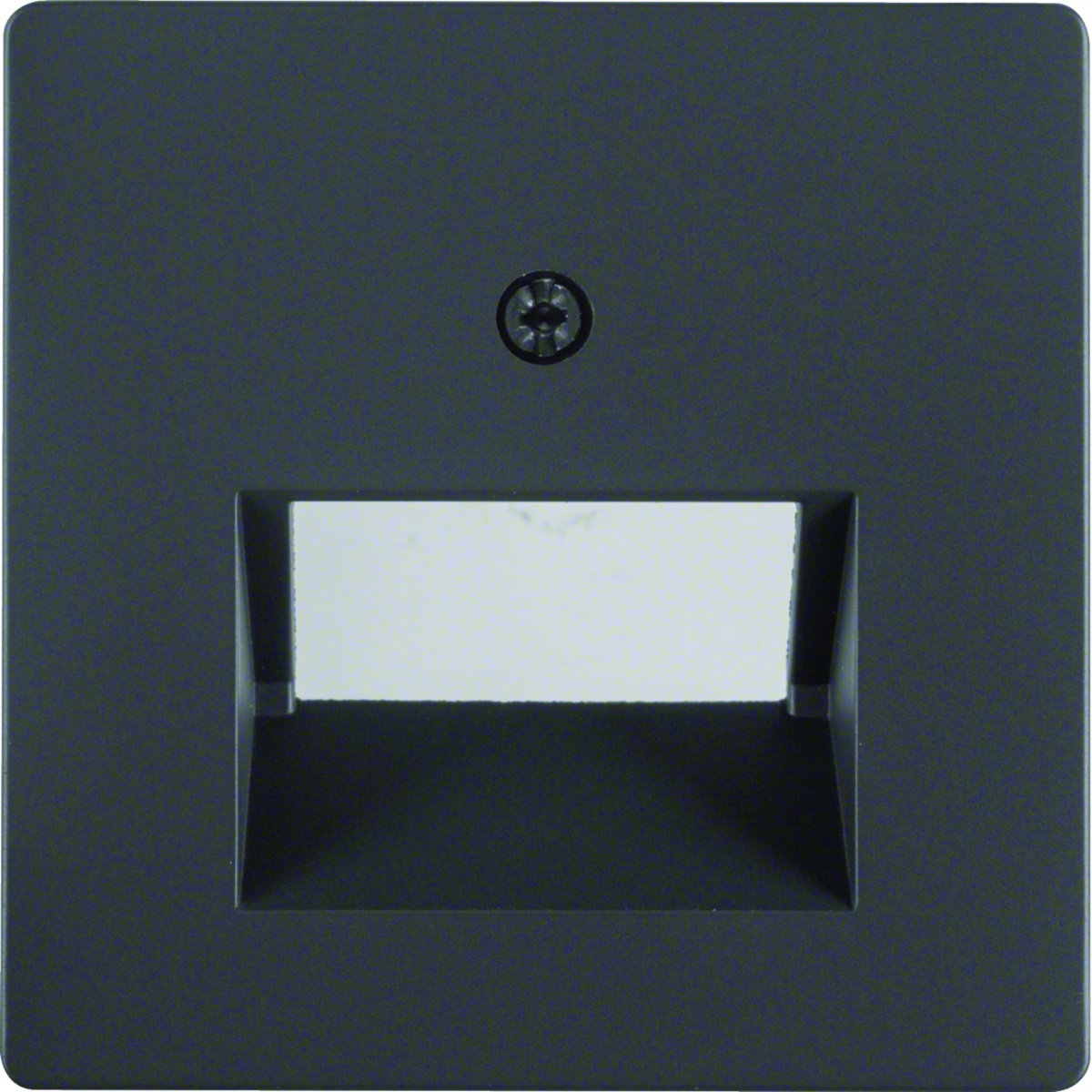 Berker espelho central para tomada UAE dupla série Q.x antracite, incluindo