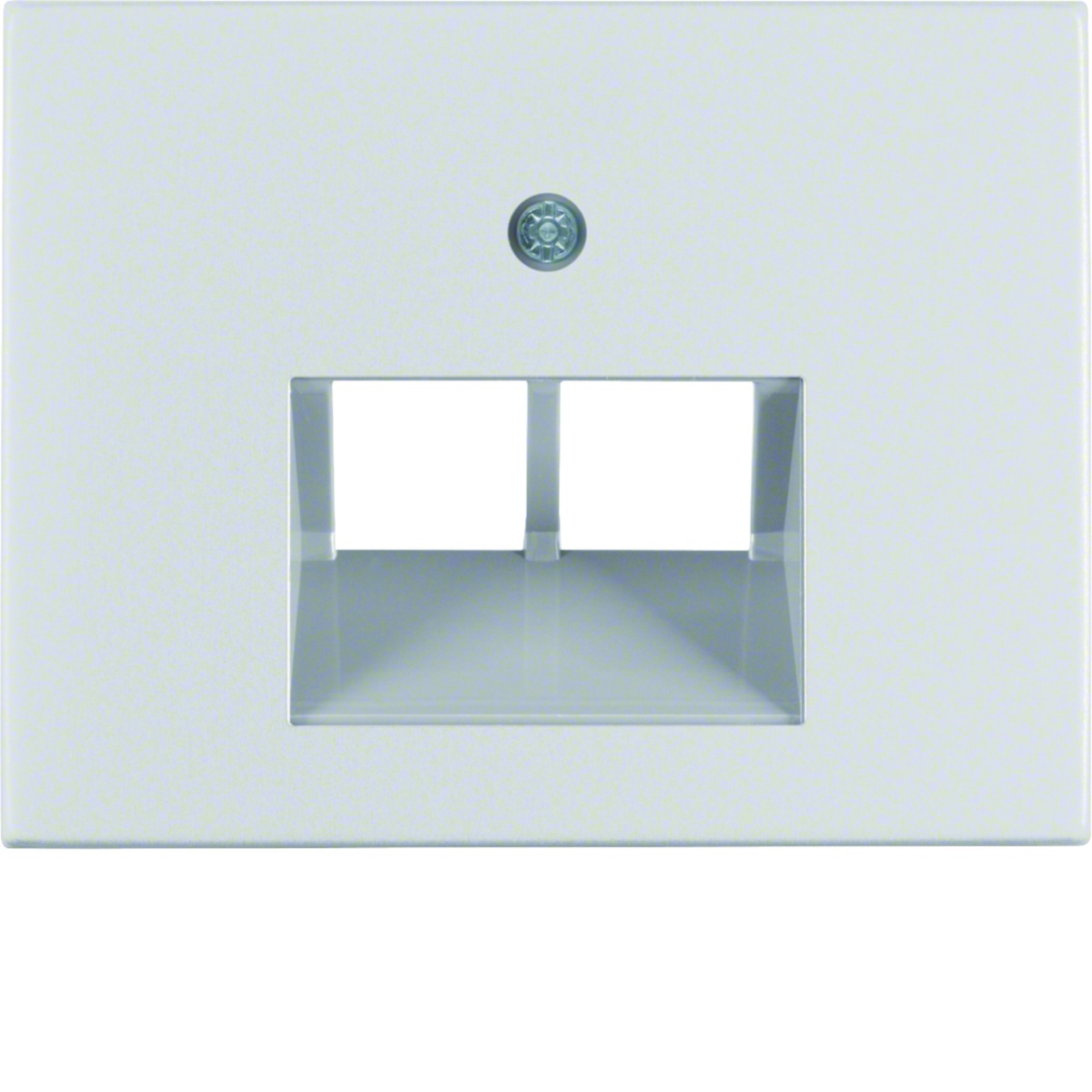 K.1K.5 - espelho RJ45 duplo, alumínio