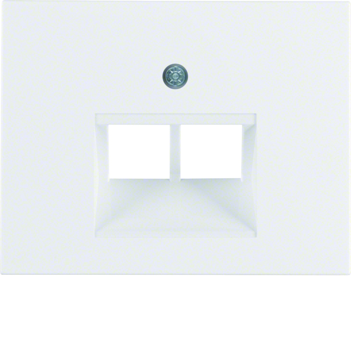 K.1K.5 - espelho RJ45 duplo, branco