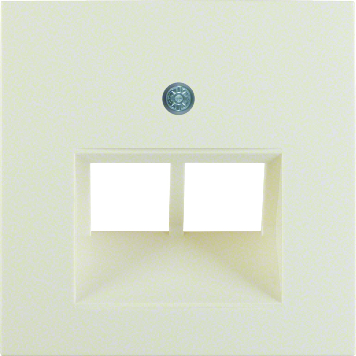 S.1B.x - espelho RJ45 duplo, creme