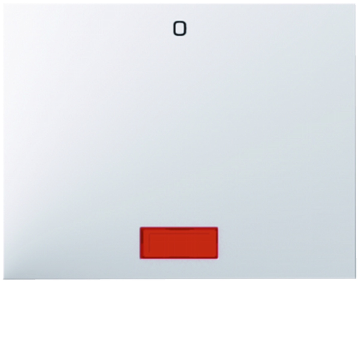 K.1K.5 - tecla "0" c visor, branco