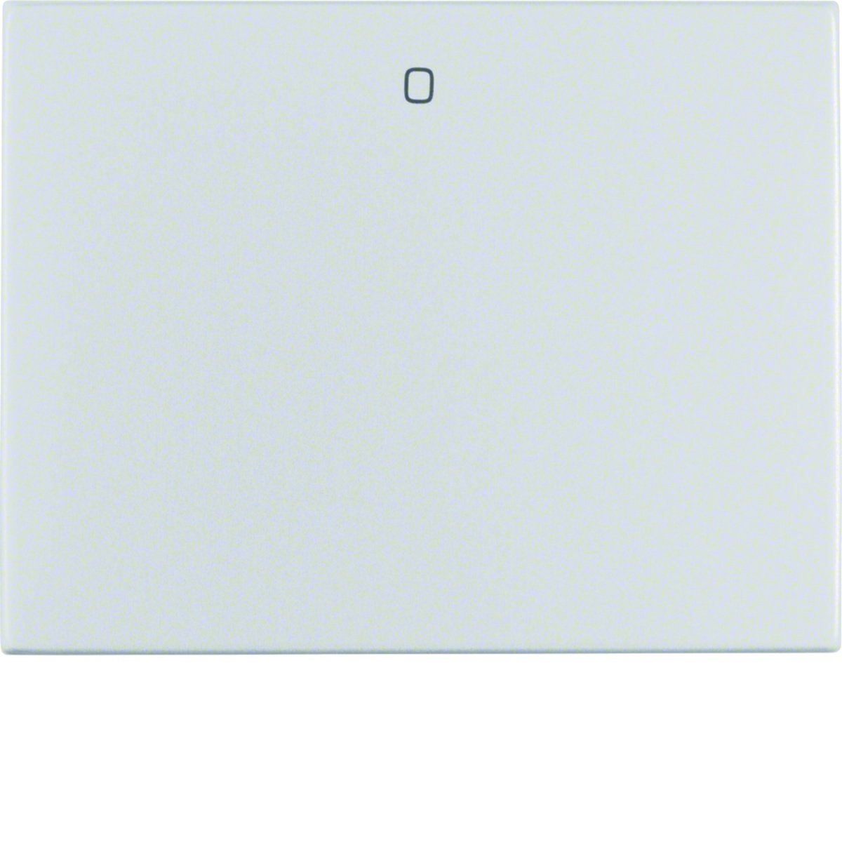 K.1K.5 - tecla simples c "0", alumínio