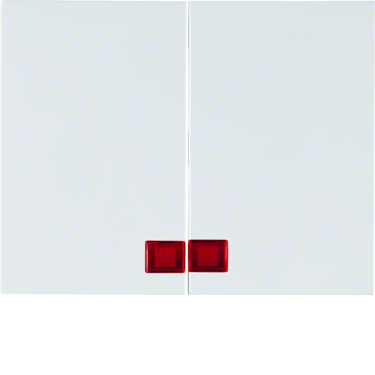 K.1K.5 - tecla dupla c visor, branco