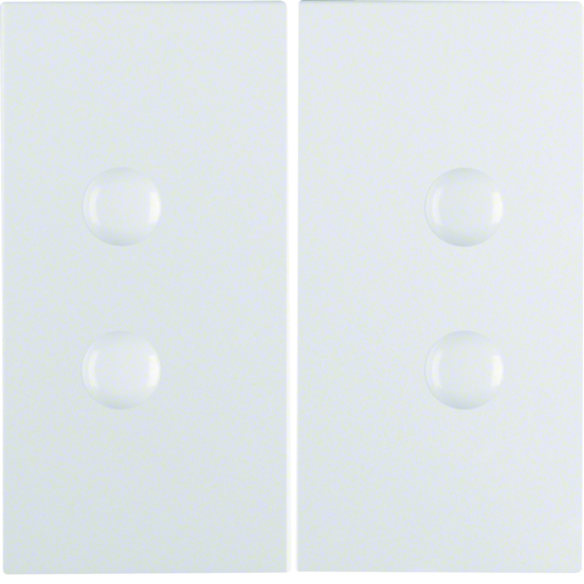 S.1B.x - tecla dupla aparaf., branco mt