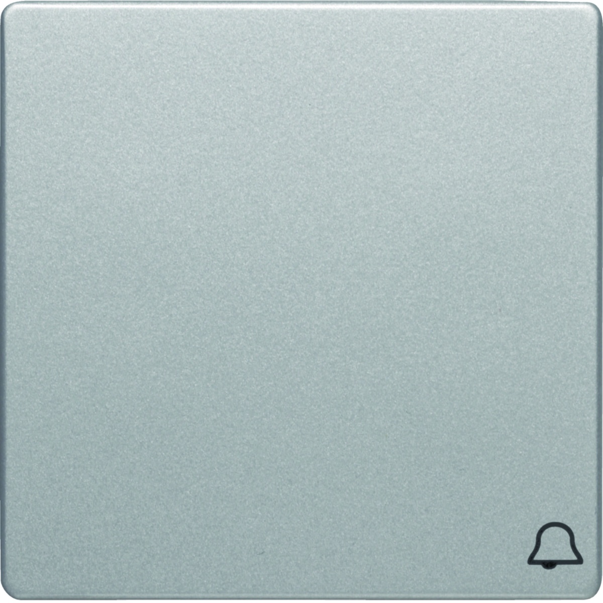 Q.x - tecla simples simb.camp, alumínio