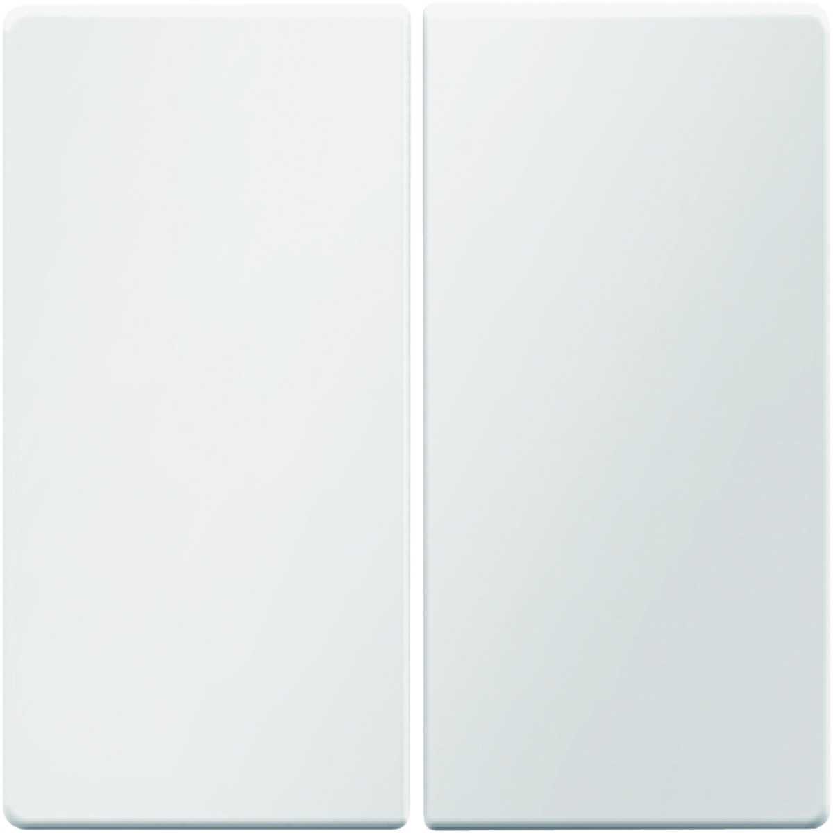 Tecla Berker para interruptor duplo Série Q.x branco polar, incluindo