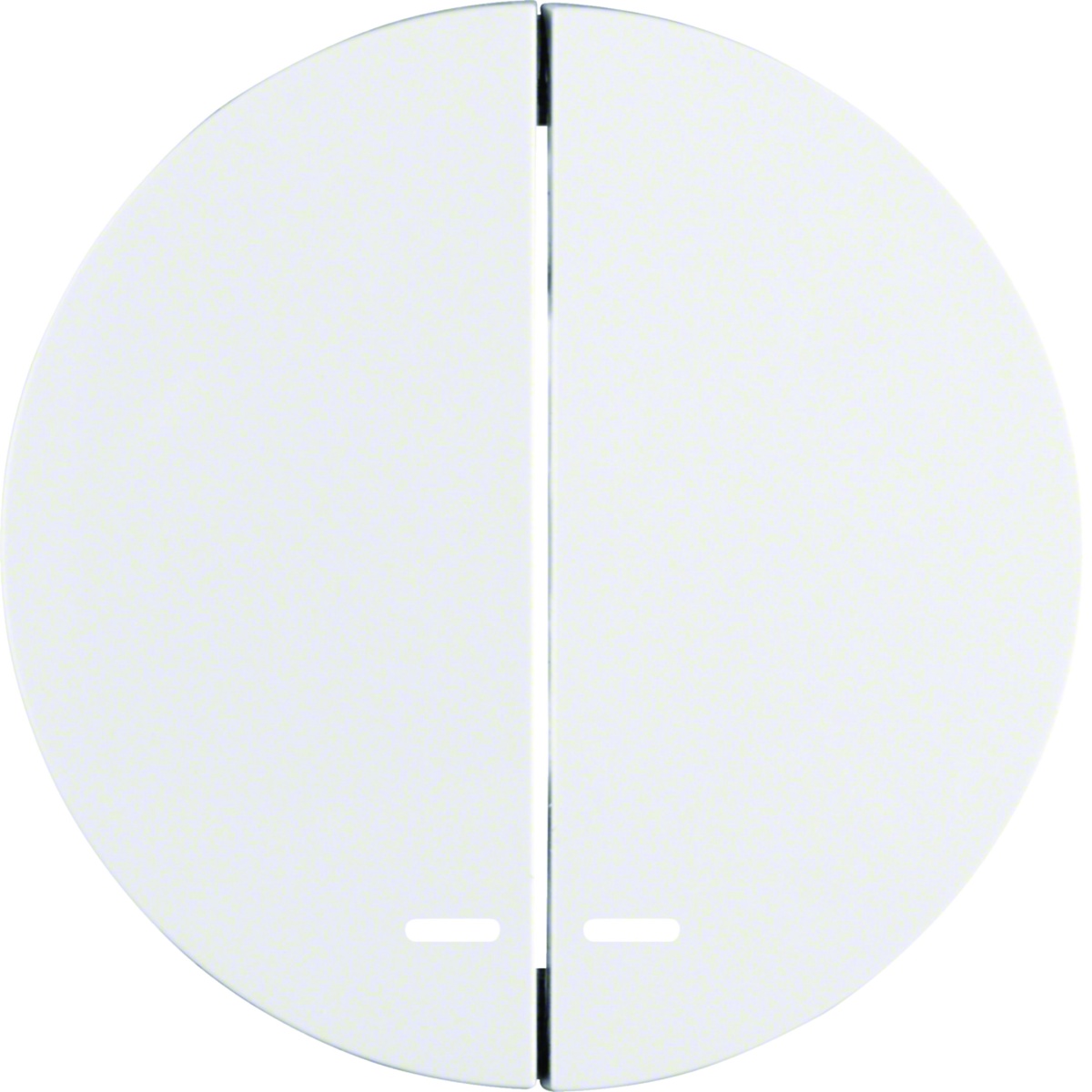 R.1R.3 - tecla dupla cvisor, branco