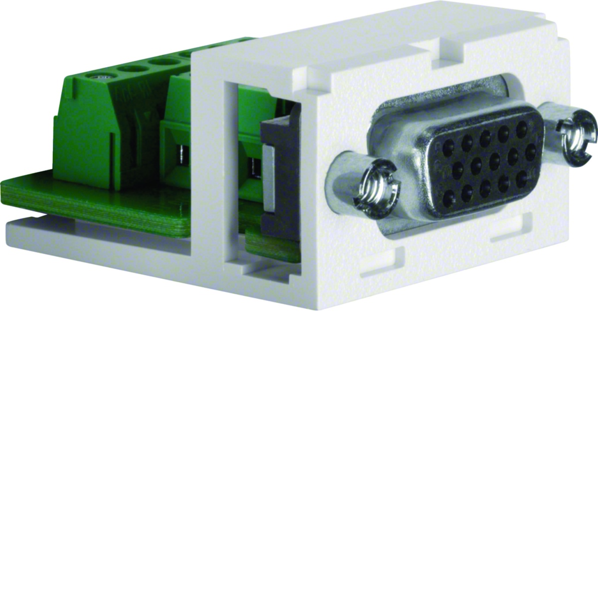 Kit modular 1x VGA D-sub, branco