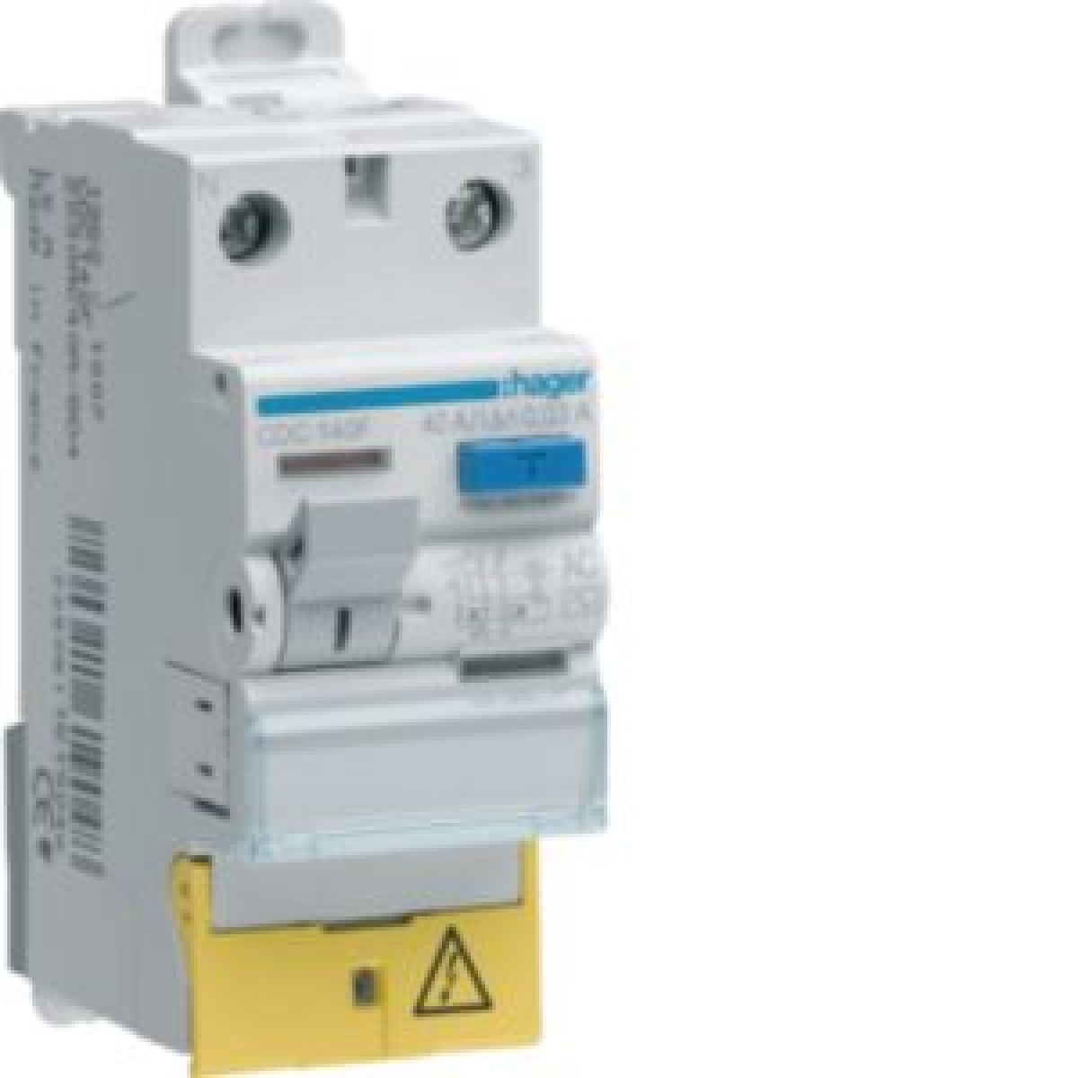 Interruptor diferencial 1PN 40A 30mA AC com bornes desalinhados