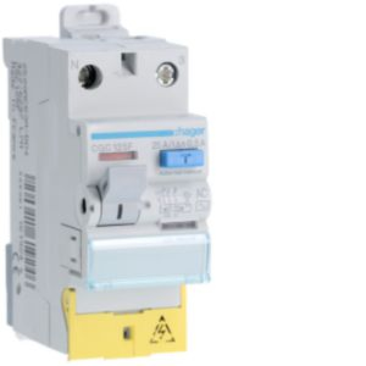 Int. dif. 1PN 25A 500mA AC cbornes des