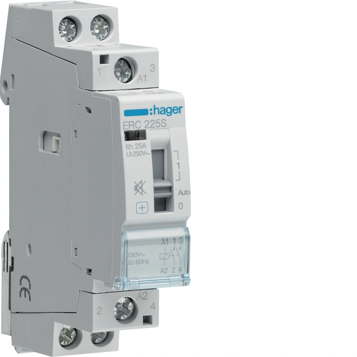 Contactor silencioso manu 25A, 2NA, 230V