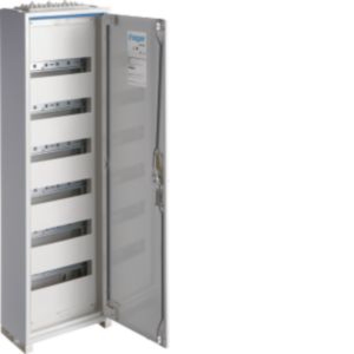 Armário FWB de superfície com porta 6 linhas 1 campo 72 módulos IP44 950x300x161