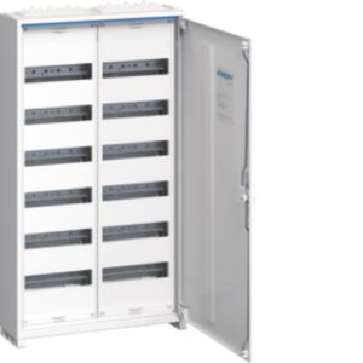 Armário FWB de superfície com porta 6 filas 144 módulos IP44 950x550x161