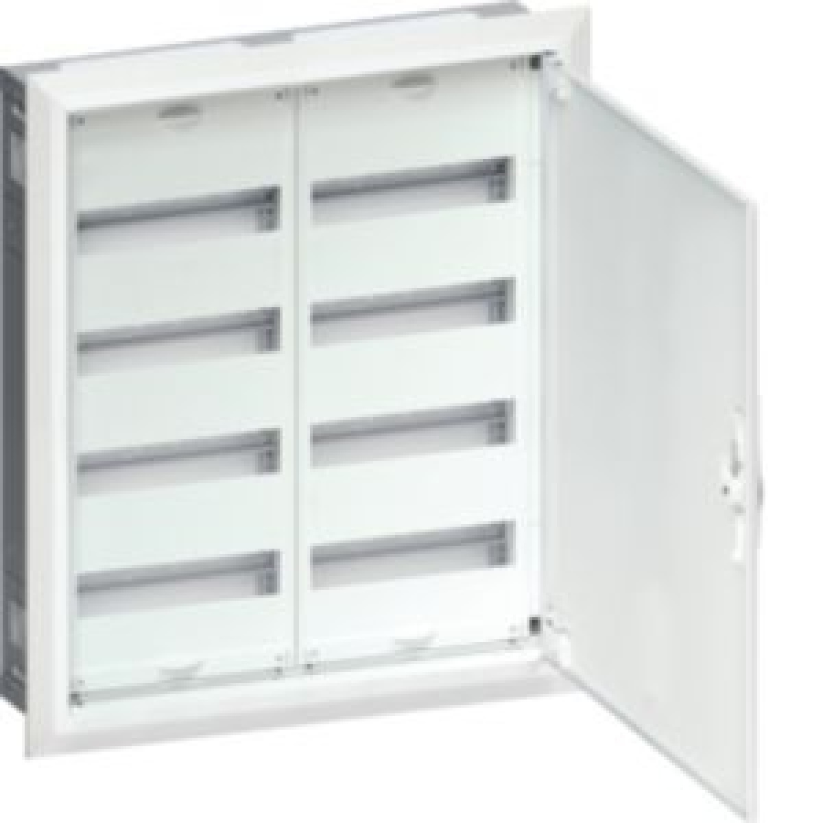 Armário FWU embutido com porta 4 filas 2 campos 96 módulos 703x603x125