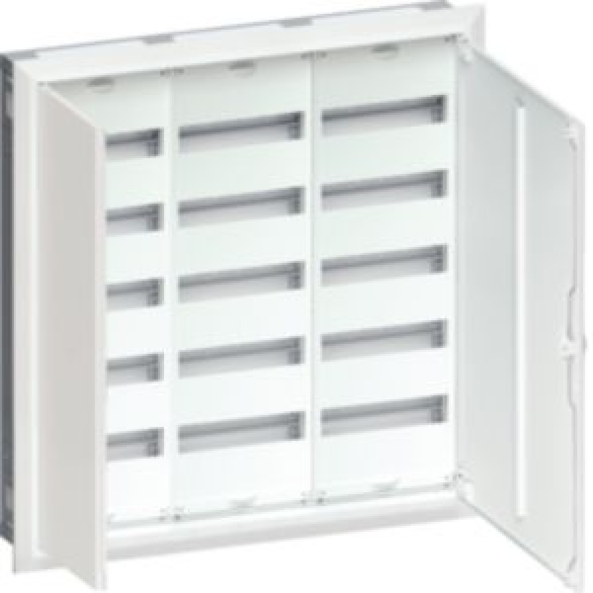 Armário FWU embutido com porta 5 filas 3 campos 180 módulos 853x853x125