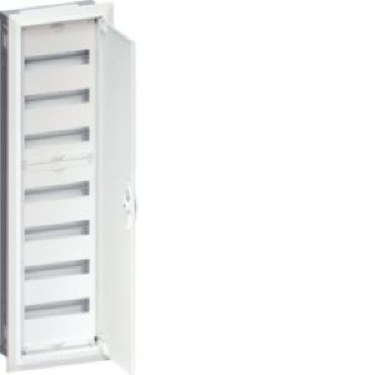 Armário FWU embutido com porta 7 filas 1 campo 84 módulos 1153x353x125