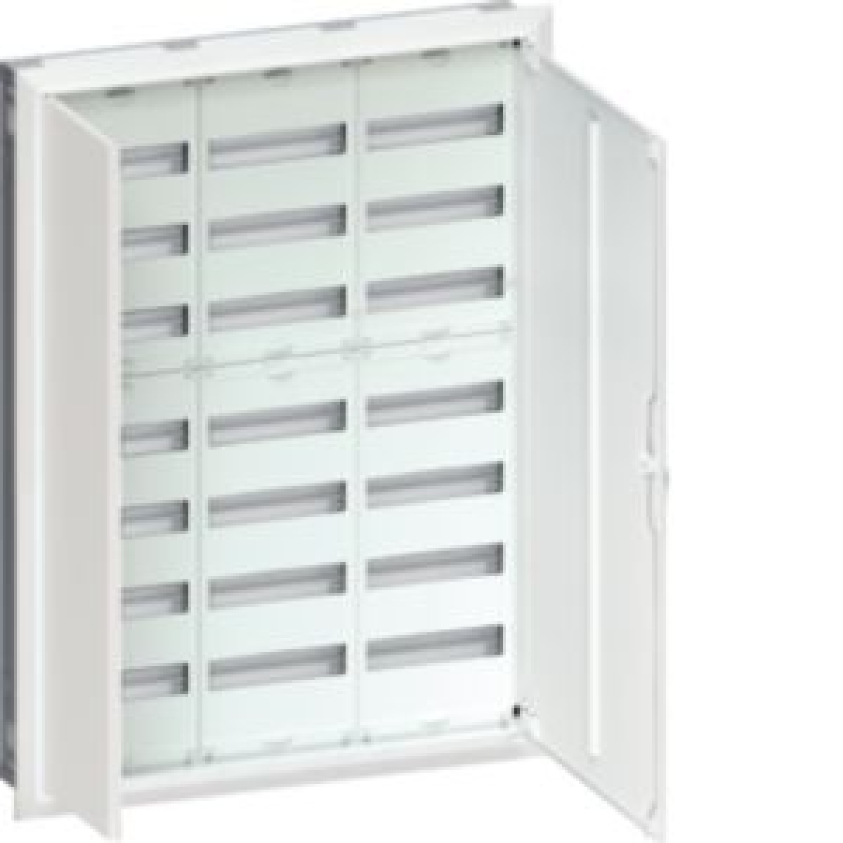 Armário FWU embutido com porta 7 filas 3 campos 252 módulos 1153x853x125