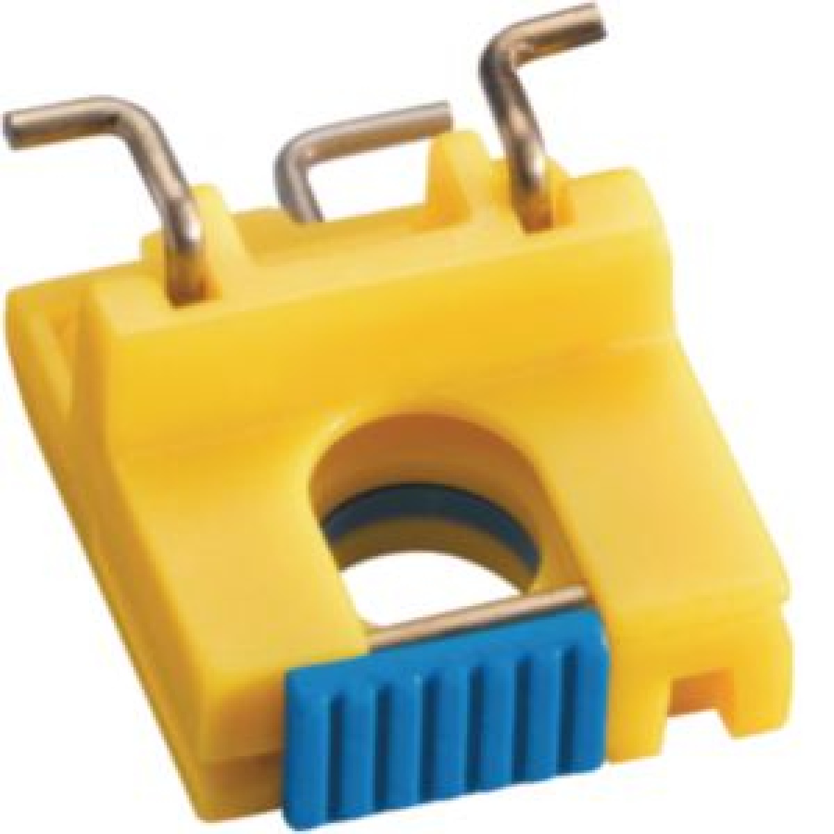 Dispositivo de bloqueio para disjuntores. Bloqueio na posição ON ou OFF.