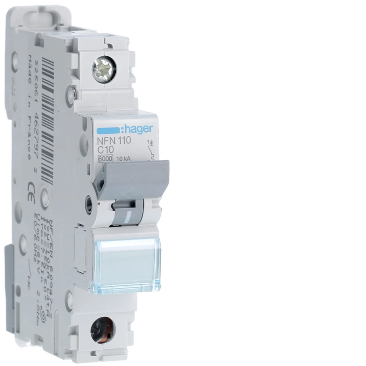 Disjuntor 1P 10A C 610kA 1M