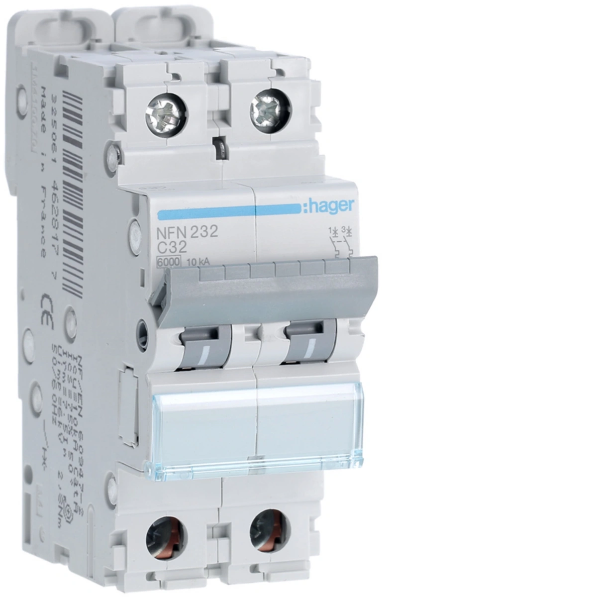 Disjuntor 2P 32A C 610kA 2M
