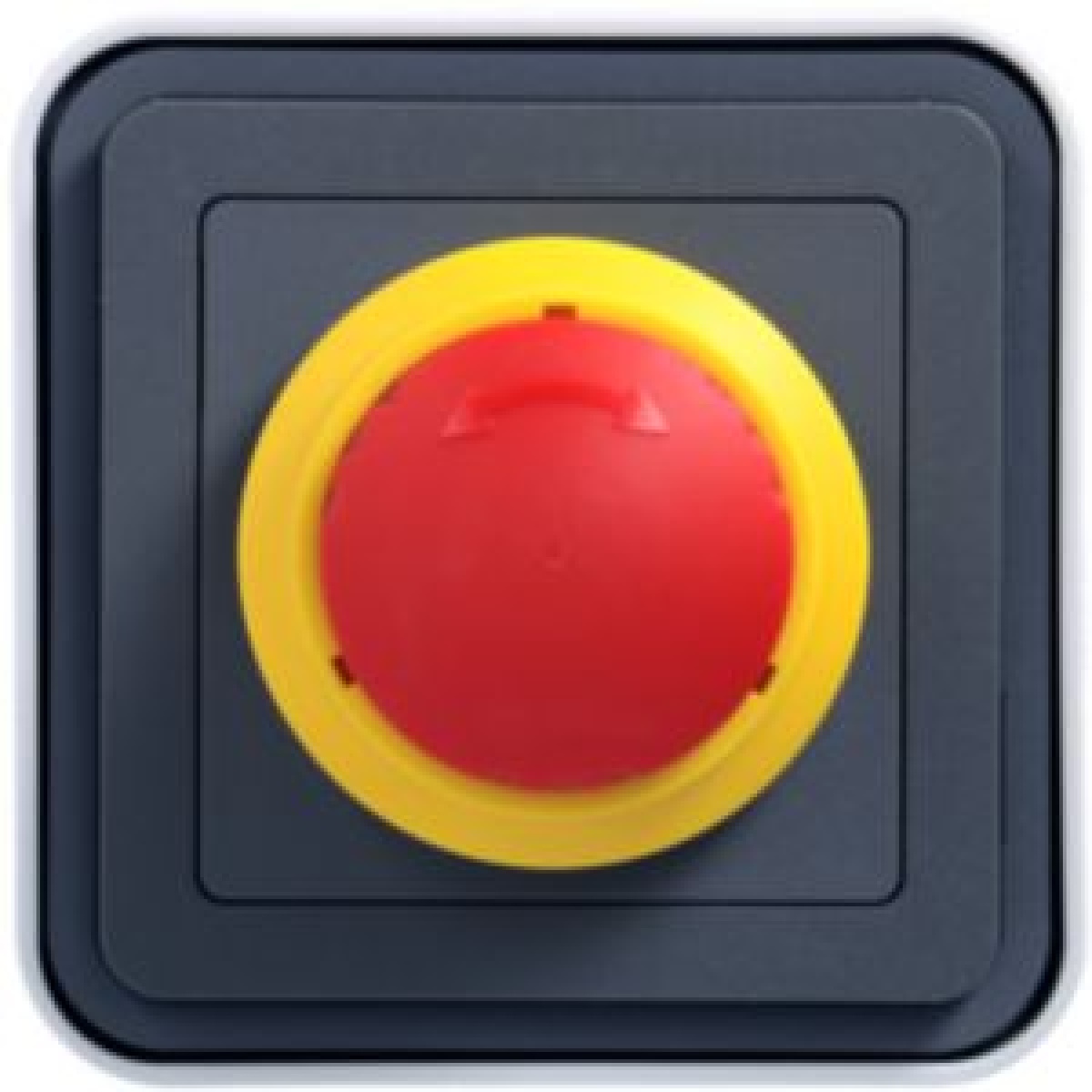 cubyko s - Interruptor emergência, cinz