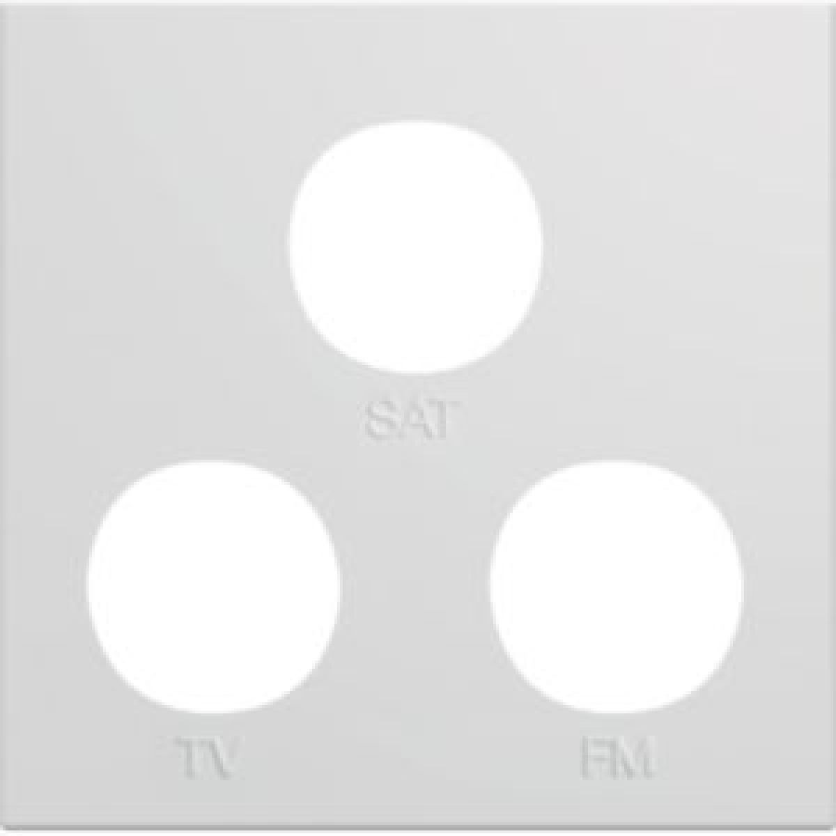 gallery 2M Espelho TVFMSAT, branco