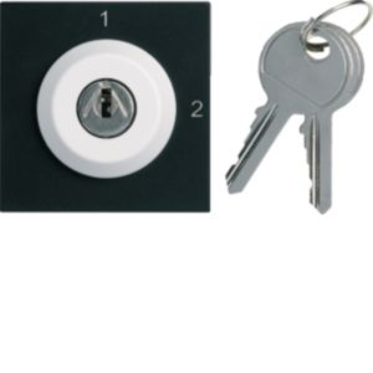 gallery 2M Interrup.chave, 2 pos, preto