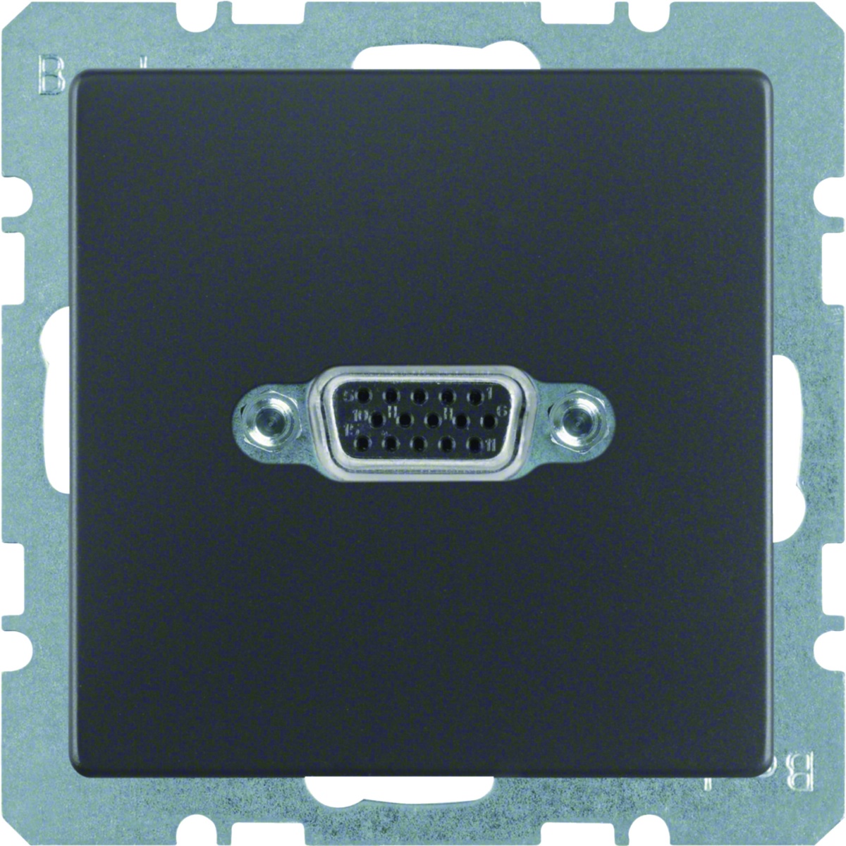 Q.x - tomada VGA paraf., antracite