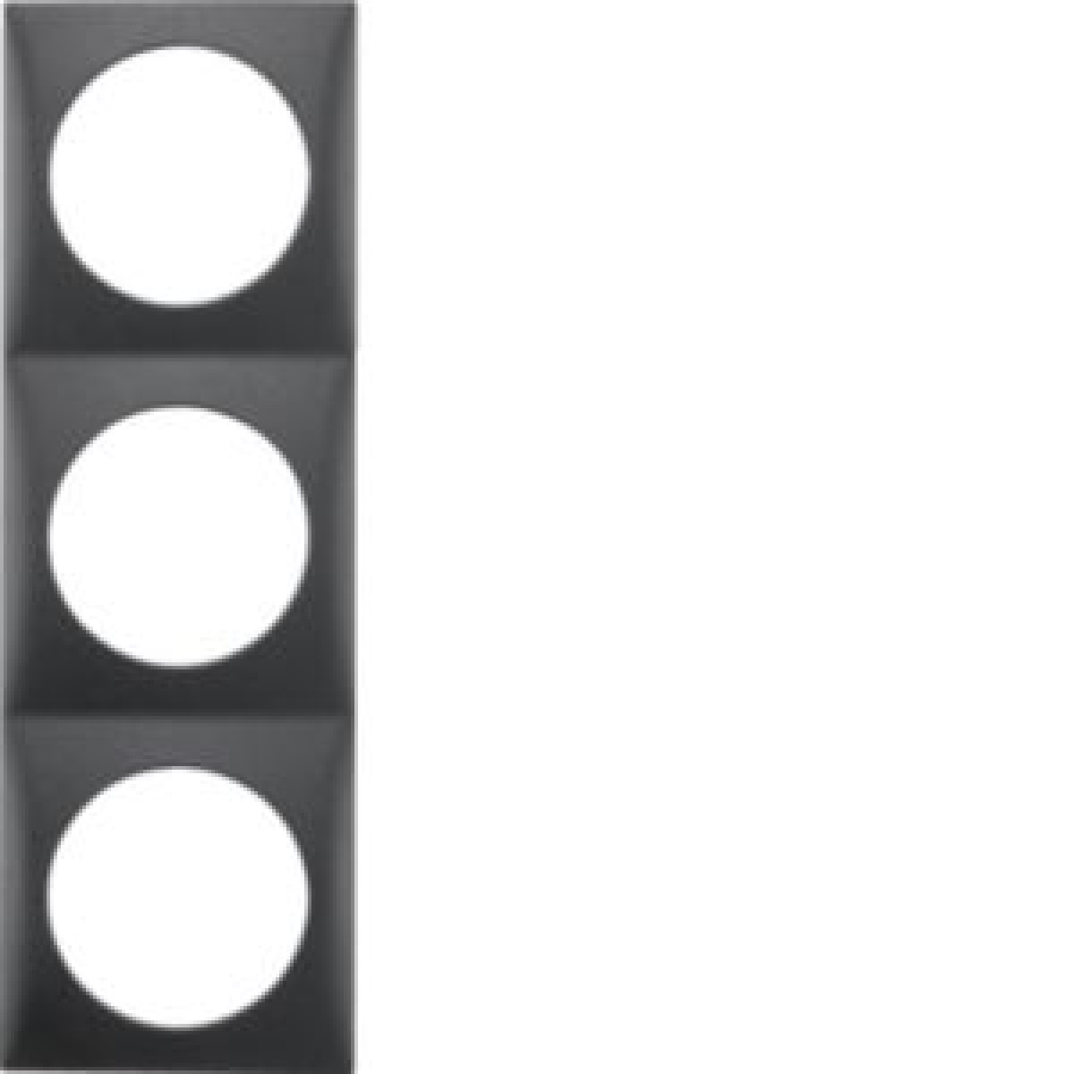 Integro - quadro x3, antracite mate