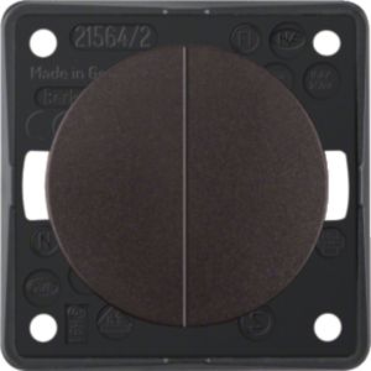 Integro - comutador lustre, castanh mate