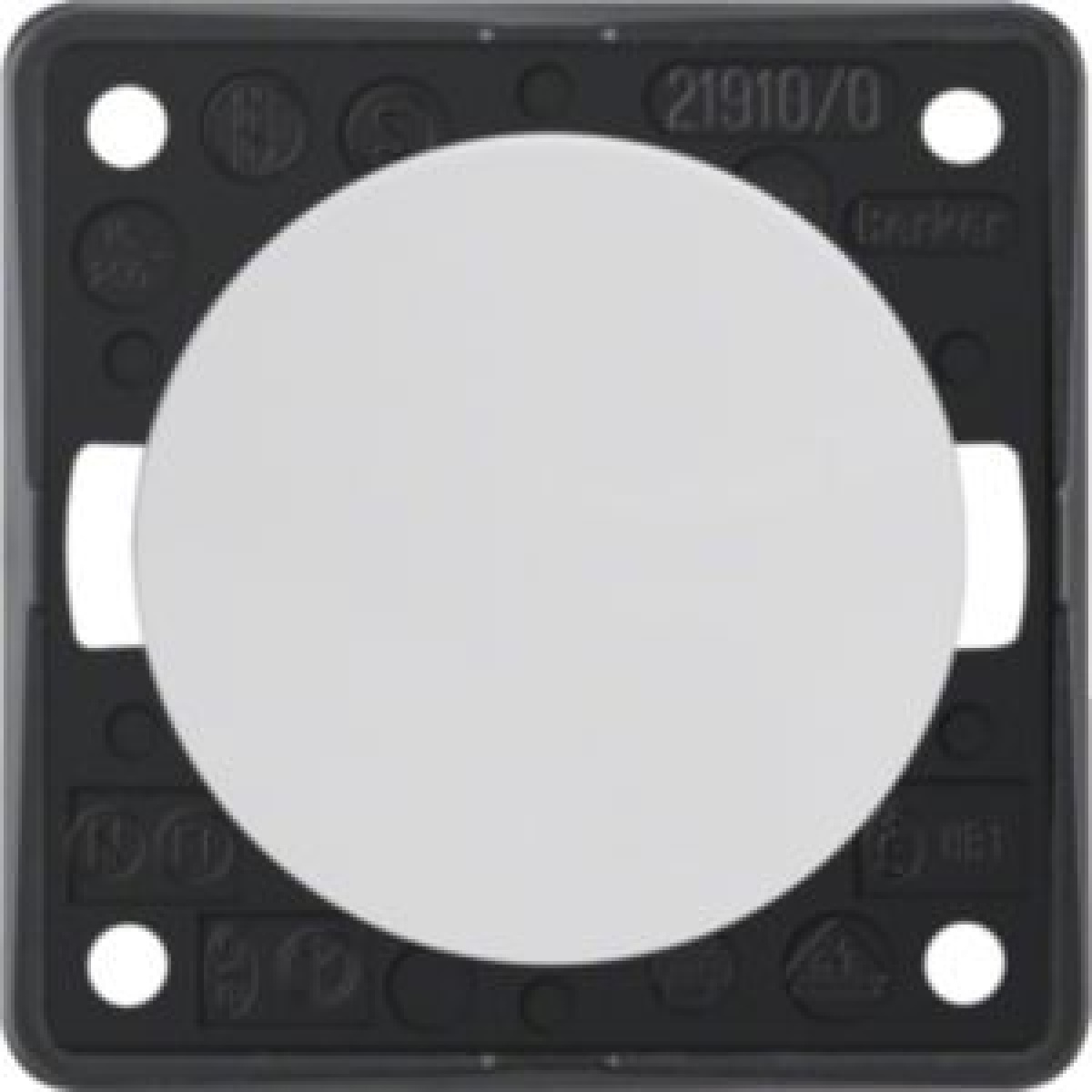 Integro - botão simples 1NA, branco