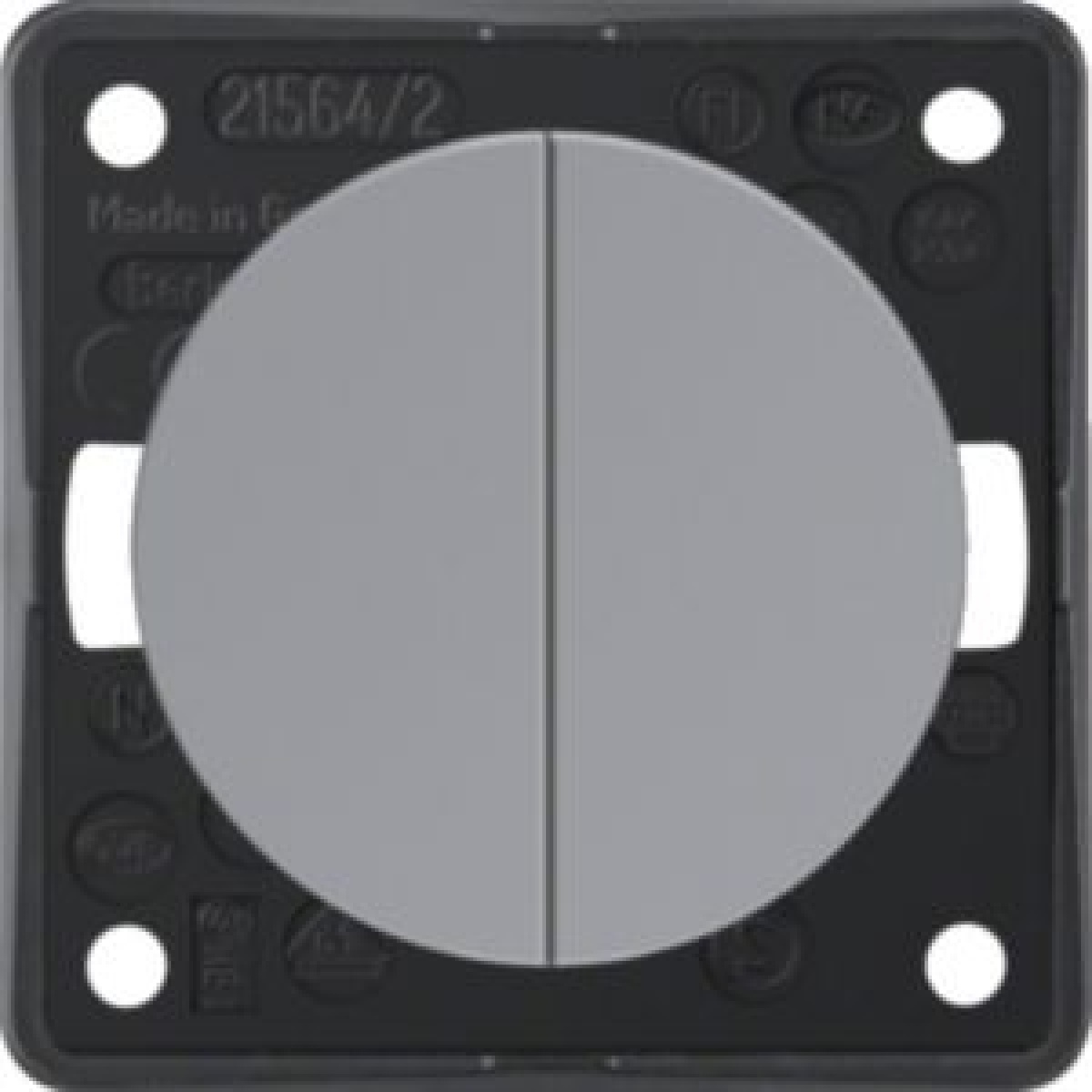 Integro - comutador lustre, cinzento