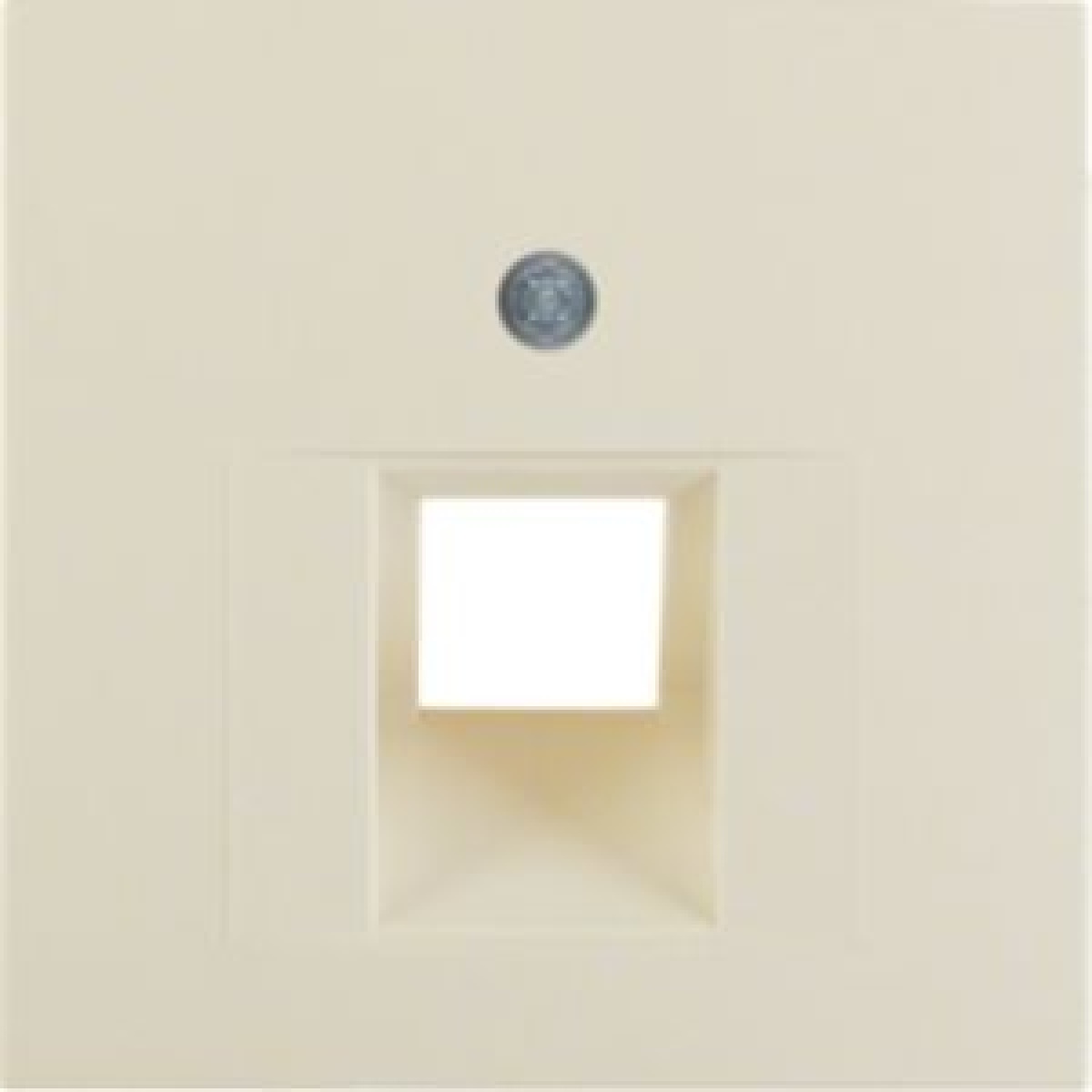 S1Bx  espelho RJ45 simples creme