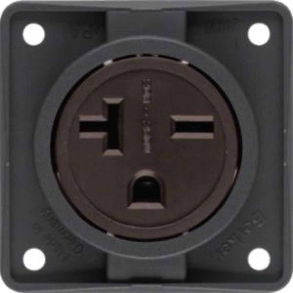 Integro - tomada NEMA 6-20R, antrac mate