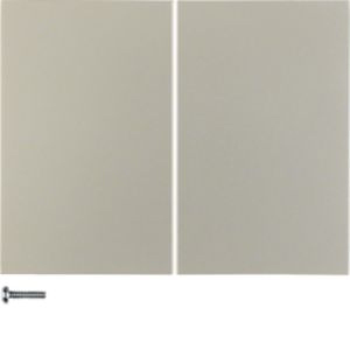 K.1K.5 - tecla dupla, aço inox